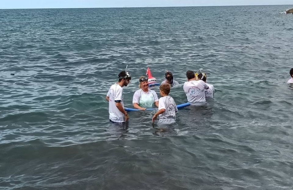 sessione in mare