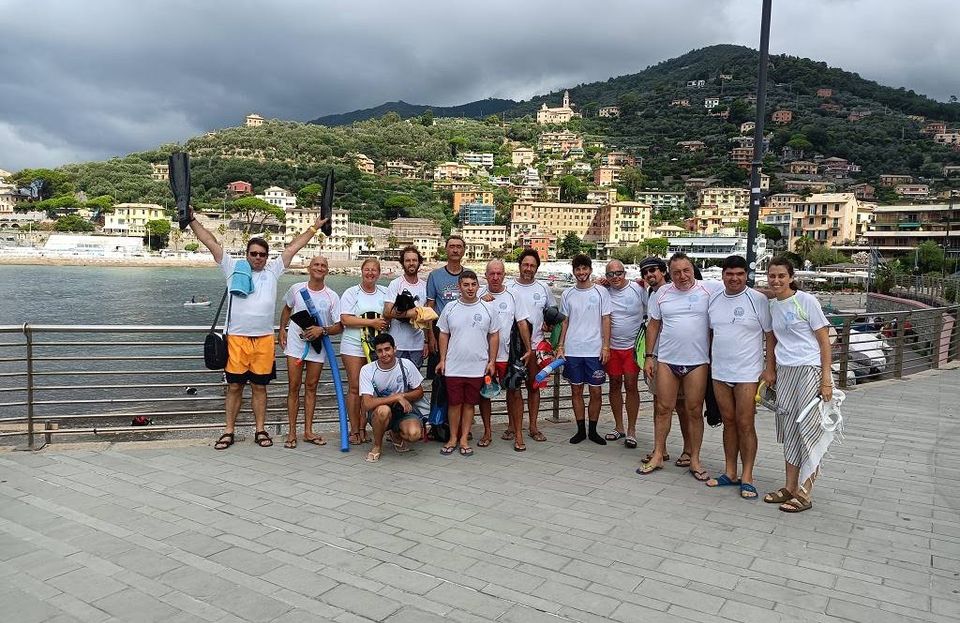 sessione in mare tutti in posa